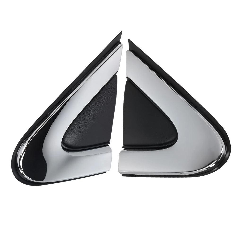 Set of 2 Mirror Flag Applique Trim for Chrysler 200 (2015–2017) 5NJ501XFAB Chrome LH RH