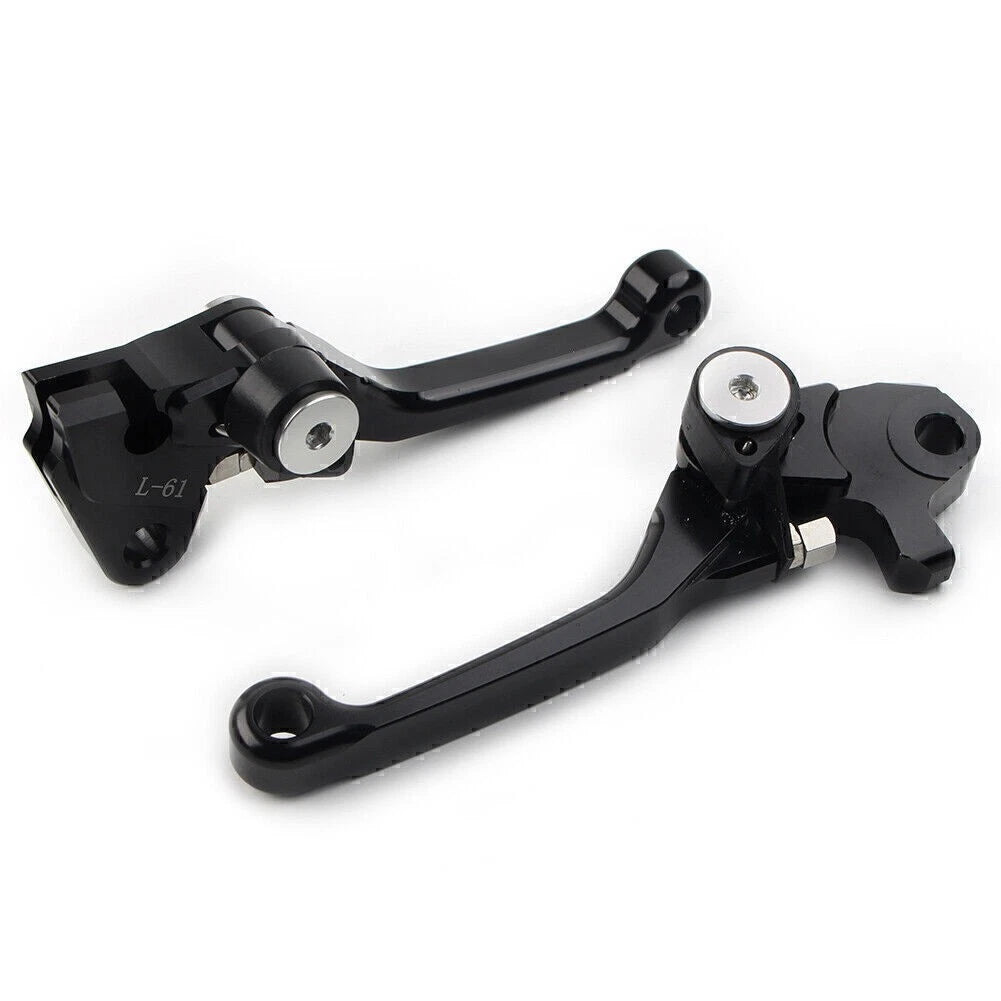 Pivot Brake Clutch Levers for Kawasaki KX250F KX450F (2004–2019) Black