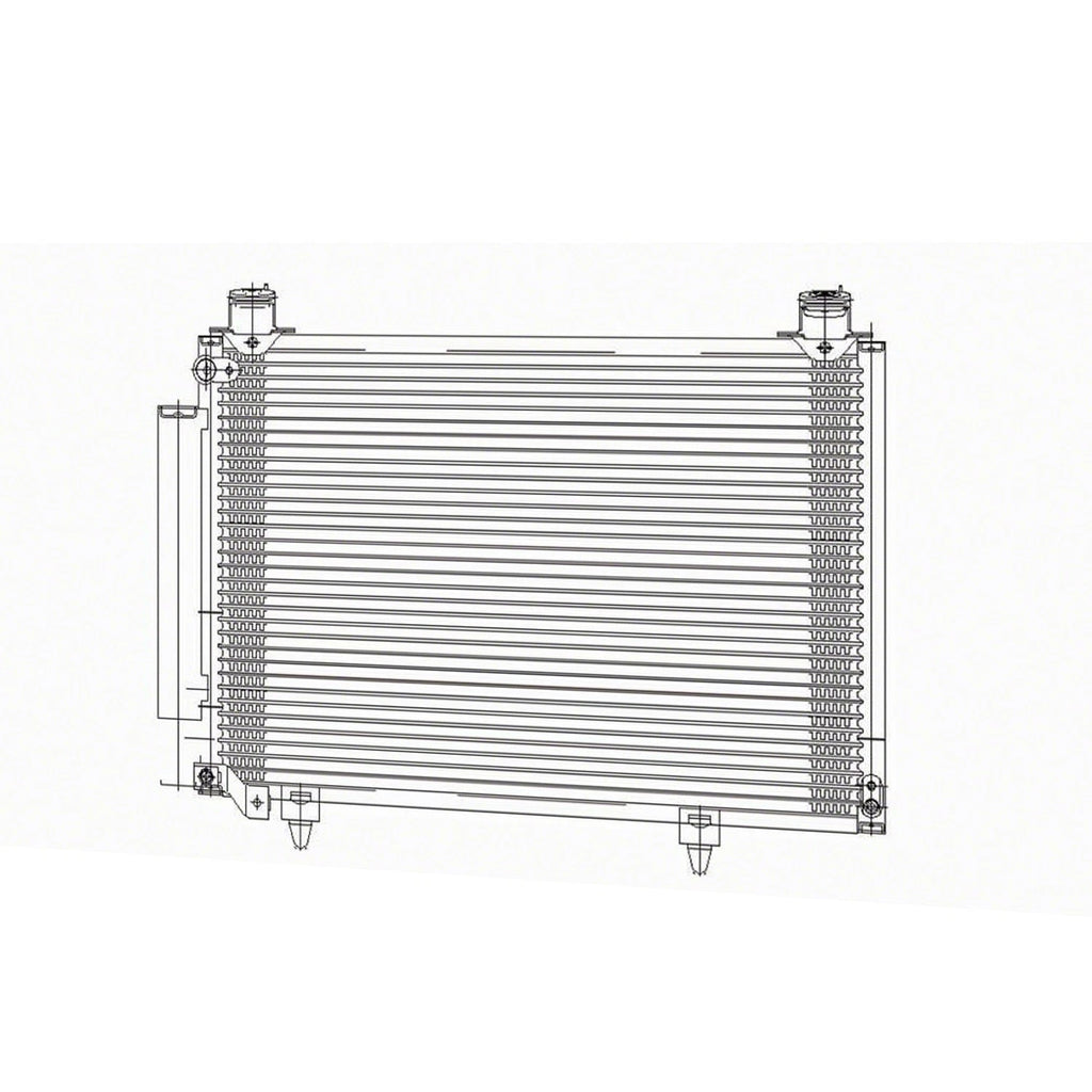 Replacement A C Condenser w Receiver Drier for Scion XA (2004–2005)