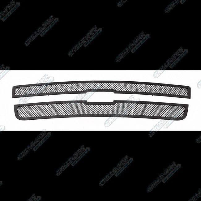 Stainless Black Mesh Grille Insert for Chevy Silverado 2500/3500 (2001-2002)