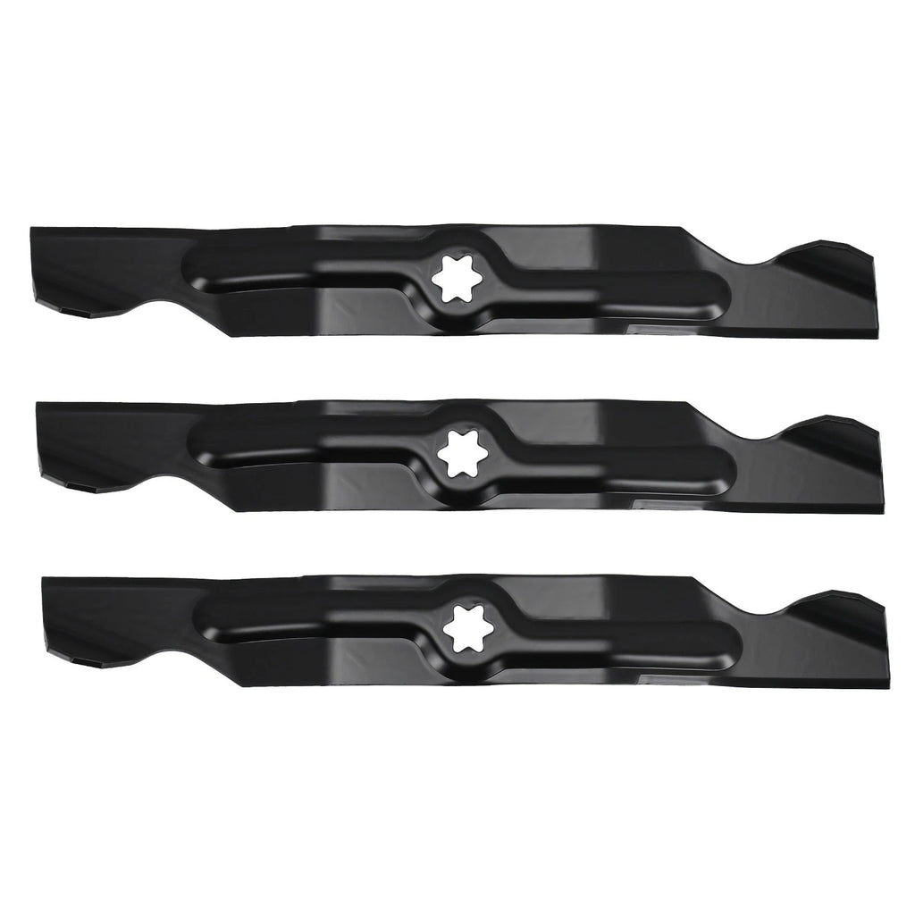 Set of 3 Lawn Blades for Cub Cadet RZT50 SLT1550 MTD ZT-L50 (17-13/16'') 942-04053C