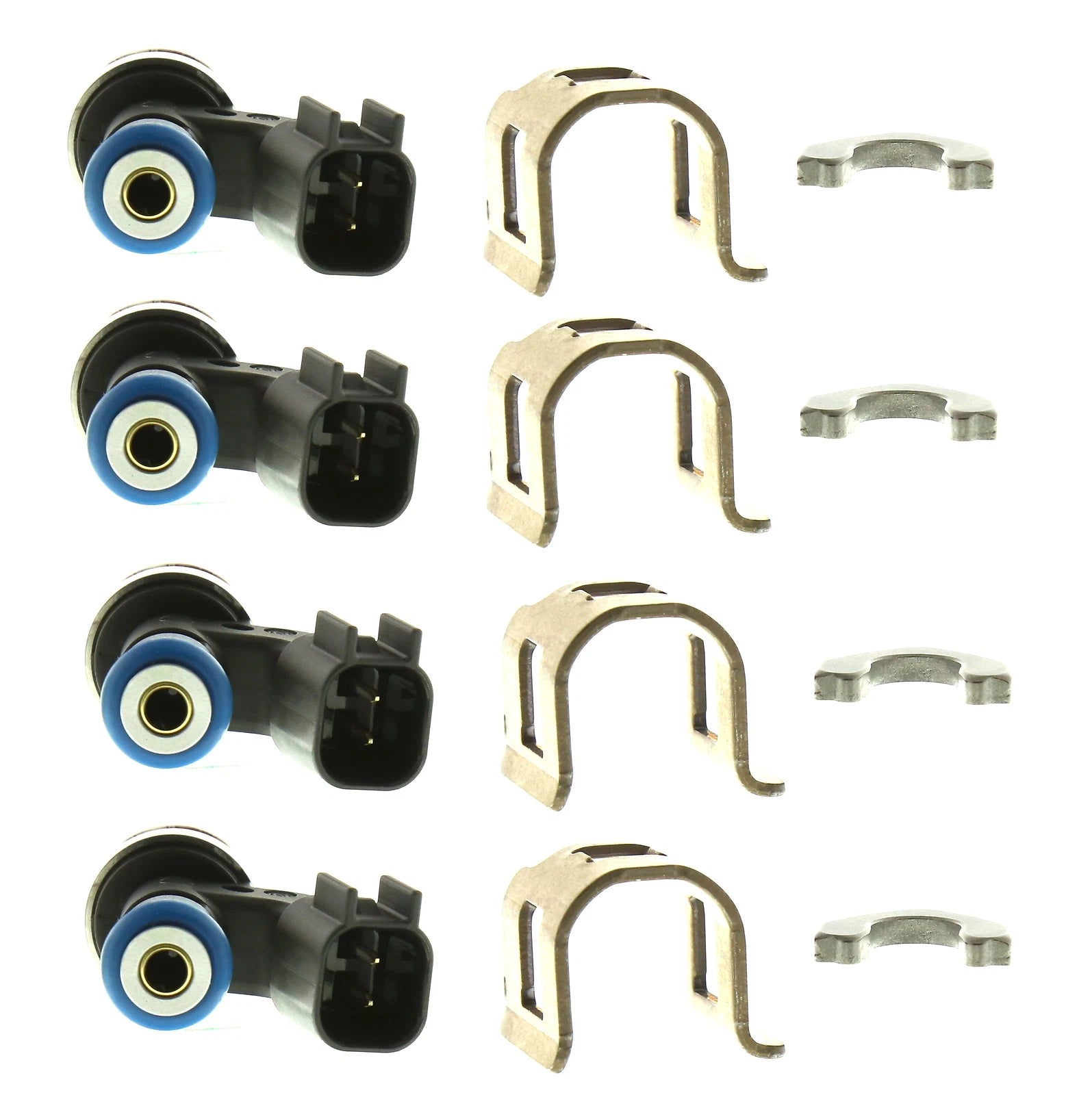 Set of 4 Fuel Injectors for Chevy Equinox AWD, GMC Terrain (2010–2017)