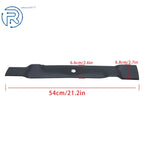 Set of 2 Steel Mulching Blades for John Deere 42"