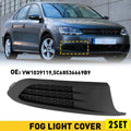 Set of 2 Front Bumper Fog Light Insert Cover Bezel for VW Jetta (2011–)