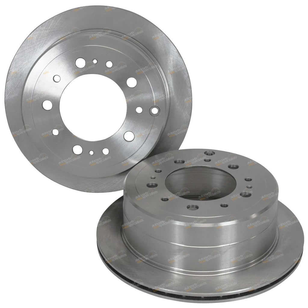 Rear Brake Disc Rotors + Pads for Landcruiser HDJ100 UZJ100 (1998–2007)