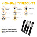 Set of 4 Glossy Black Pillar Post Trim Covers for Cadillac Escalade (2007–2014)