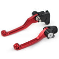 CNC Pivot Brake Clutch Levers for Yamaha WR250F WR450F (2001–2016) Red