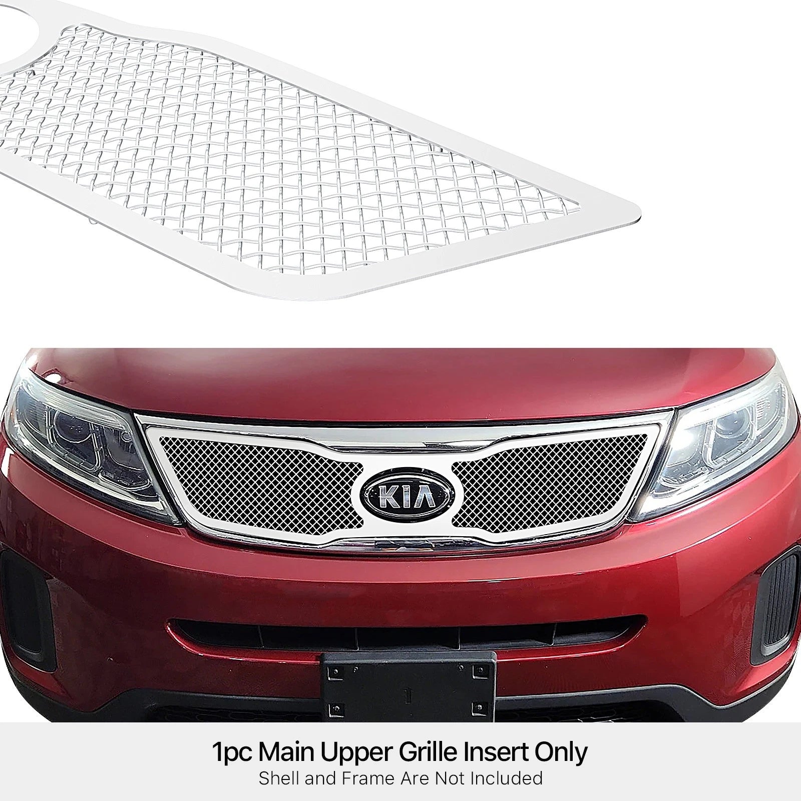 Stainless Steel Mesh Grille Insert for Kia Sorento (2014-2015)