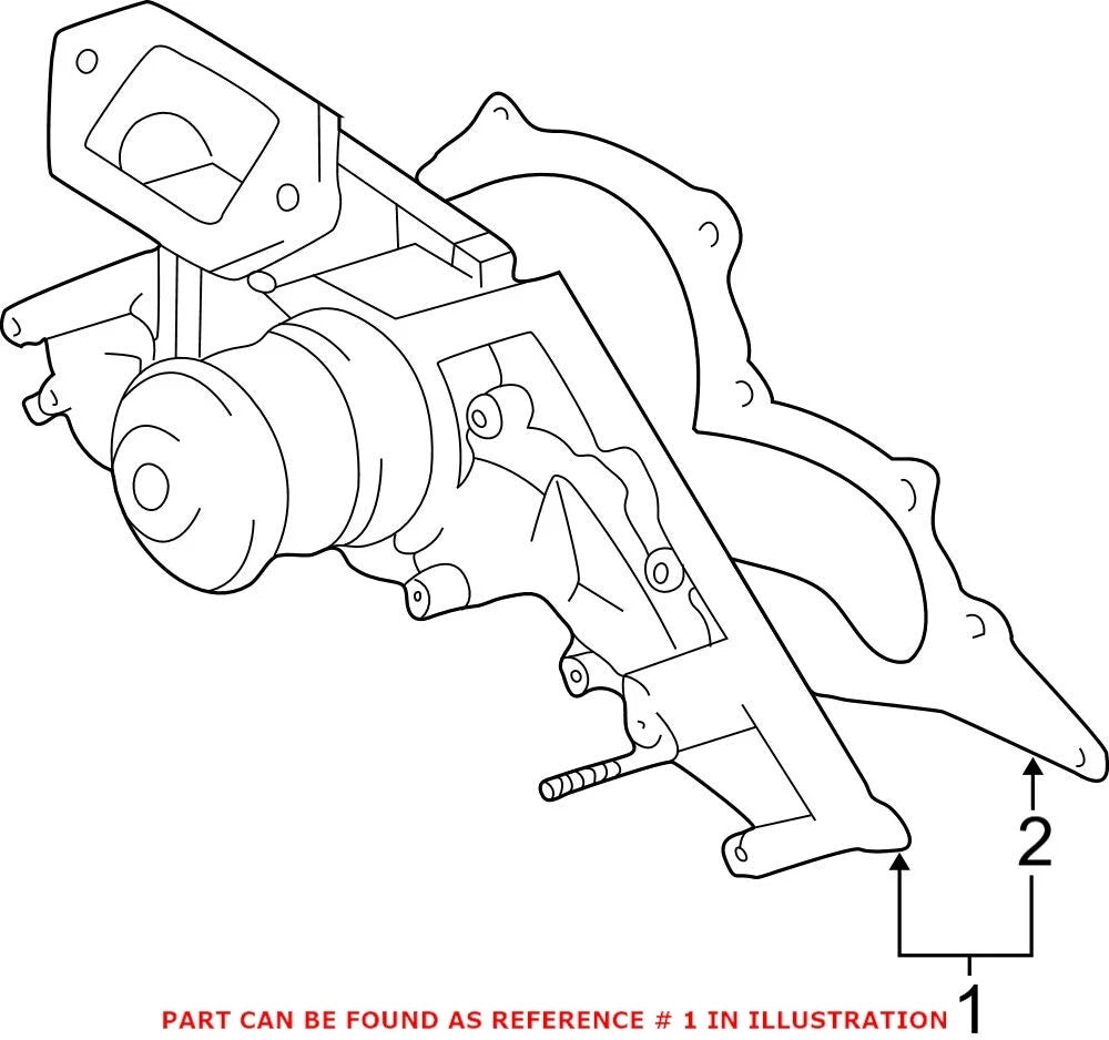 Genuine OEM Engine Water Pump with Gasket & Pulley for Lexus GS430 GX470 SC430 (2001–2007)