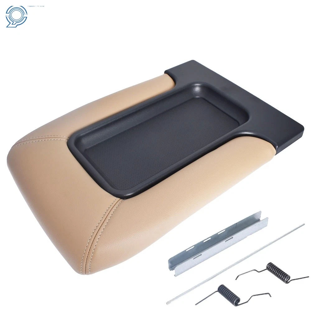 Center Console Lid Arm Rest Cover for Silverado Sierra (1999-2007) Beige