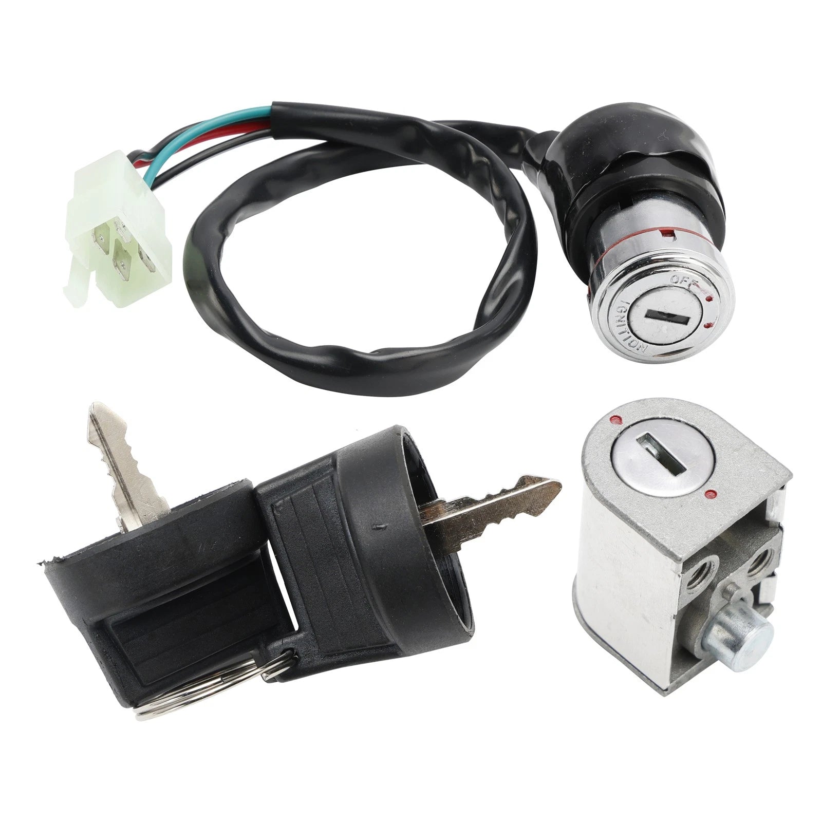 4-Pin Ignition Key Switch 9010-010000 for CF-Moto CF188 CF500 CF600 CF625 (2015–2023)