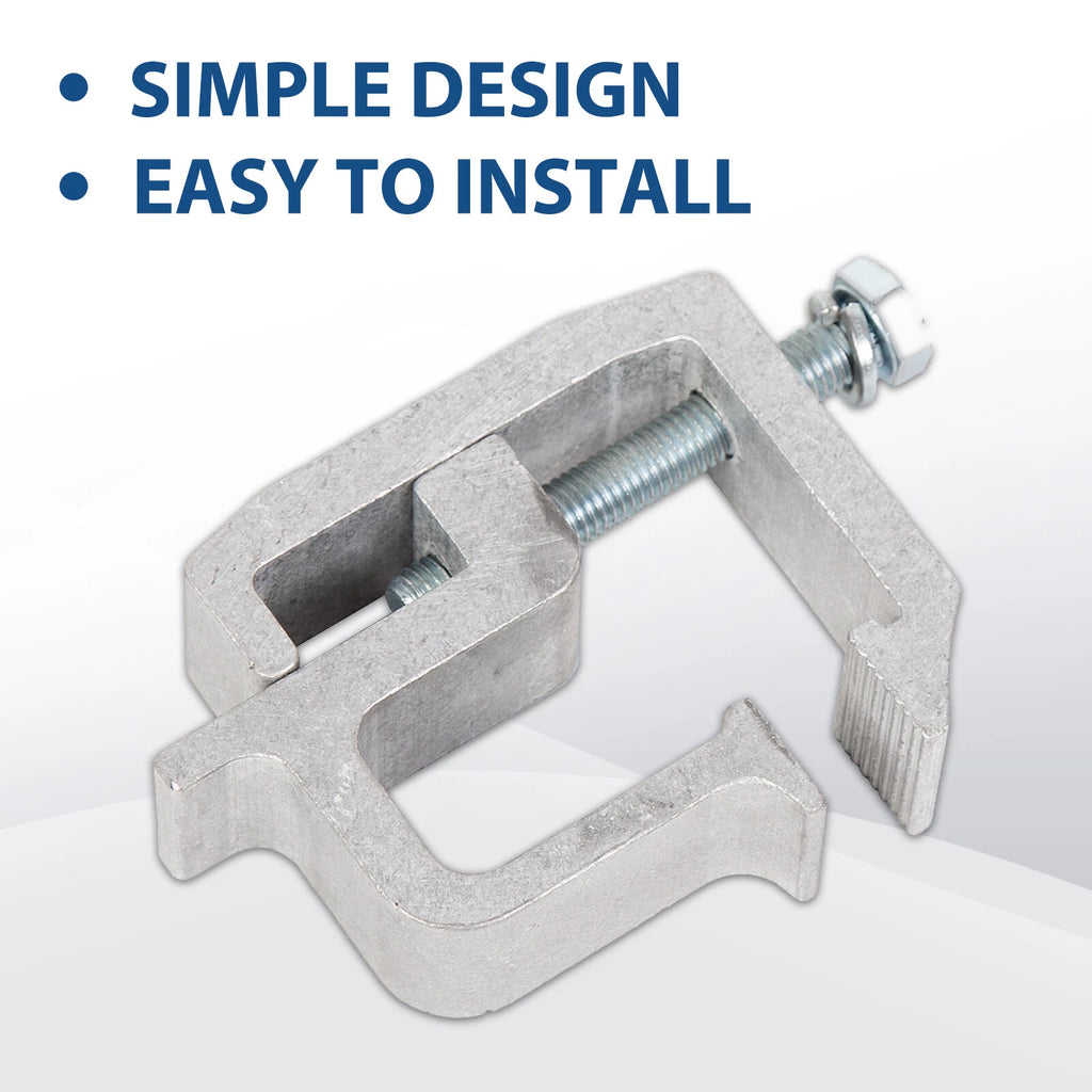 Set of 4 Heavy Duty Mounting C-Clamps for Truck Cap Topper Shell