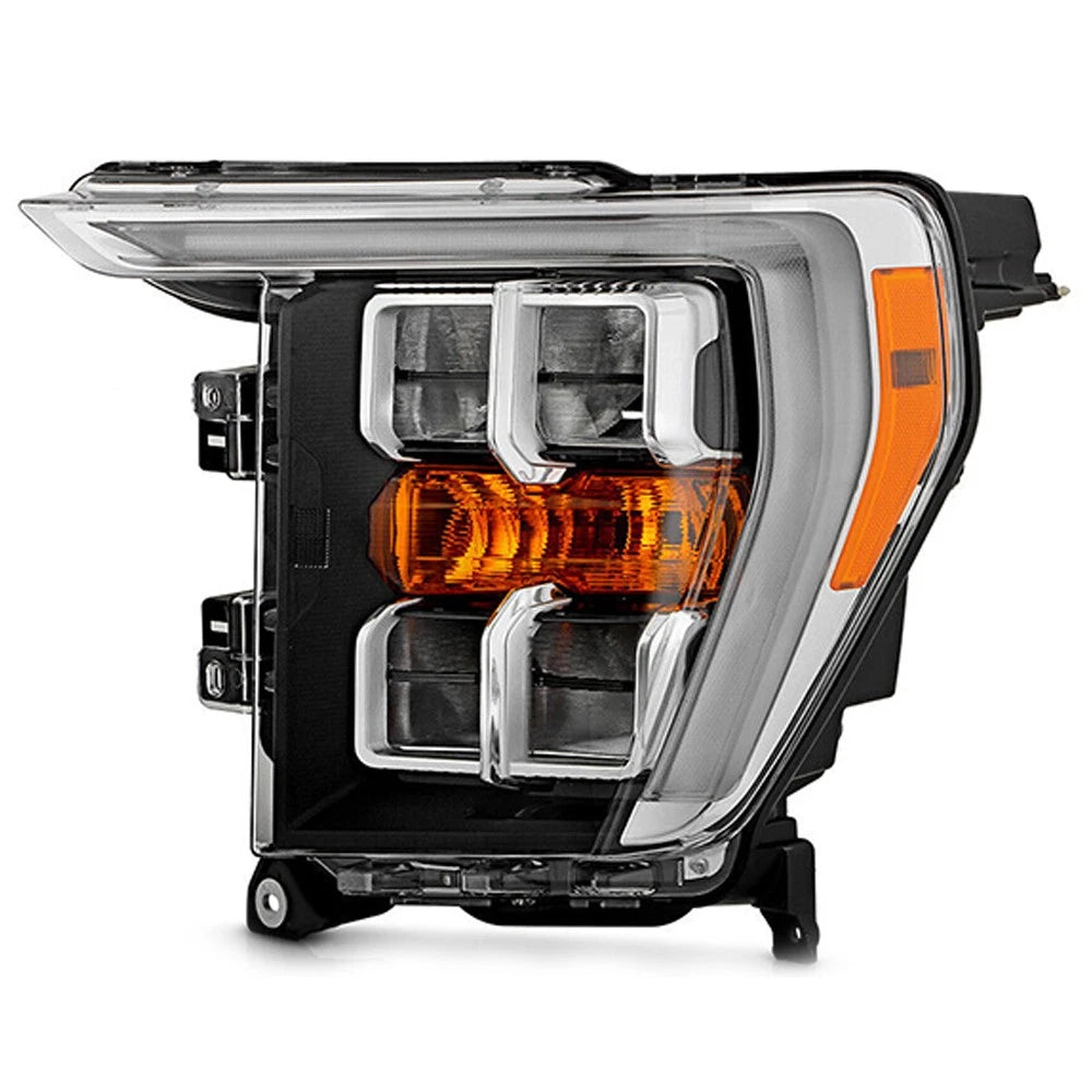 Full LED Headlight for Ford F-150 (2021–2023) Chrome Bezel w/o AFS Driver Side