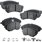 Set of 4 NAO Brake Pads for Suzuki Forenza, Reno (2007–2008)