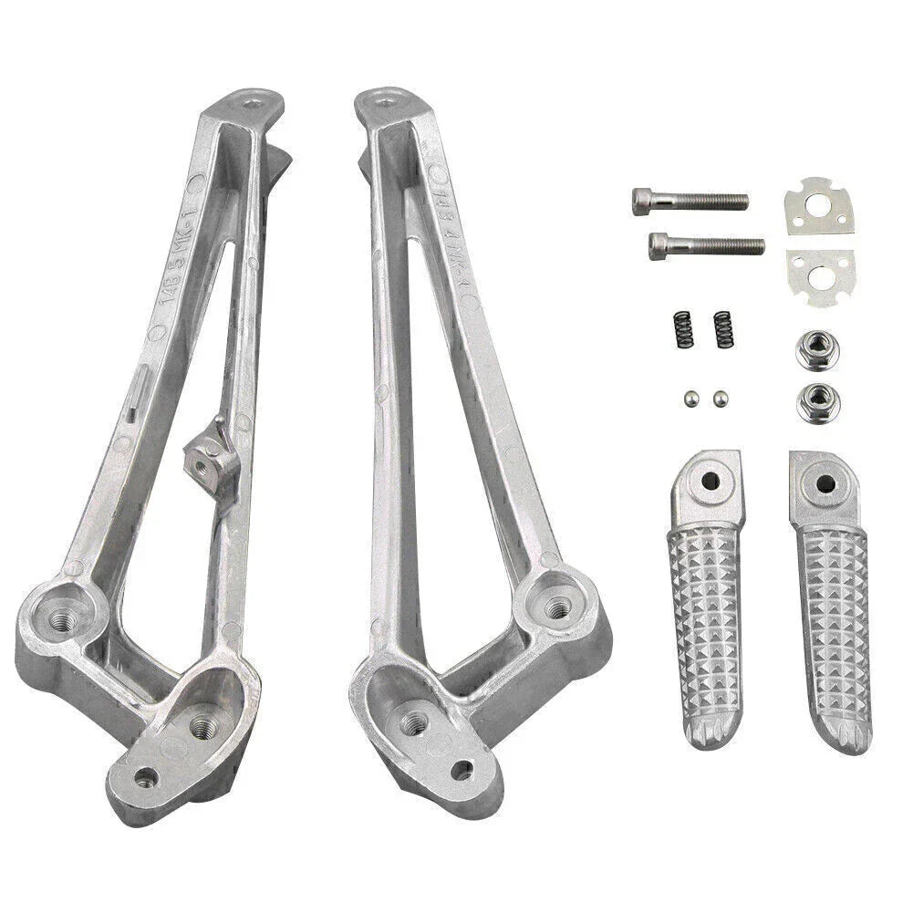 Passenger Footrests Footpegs Brackets for YAMAHA YZF R1 (2009-2011)