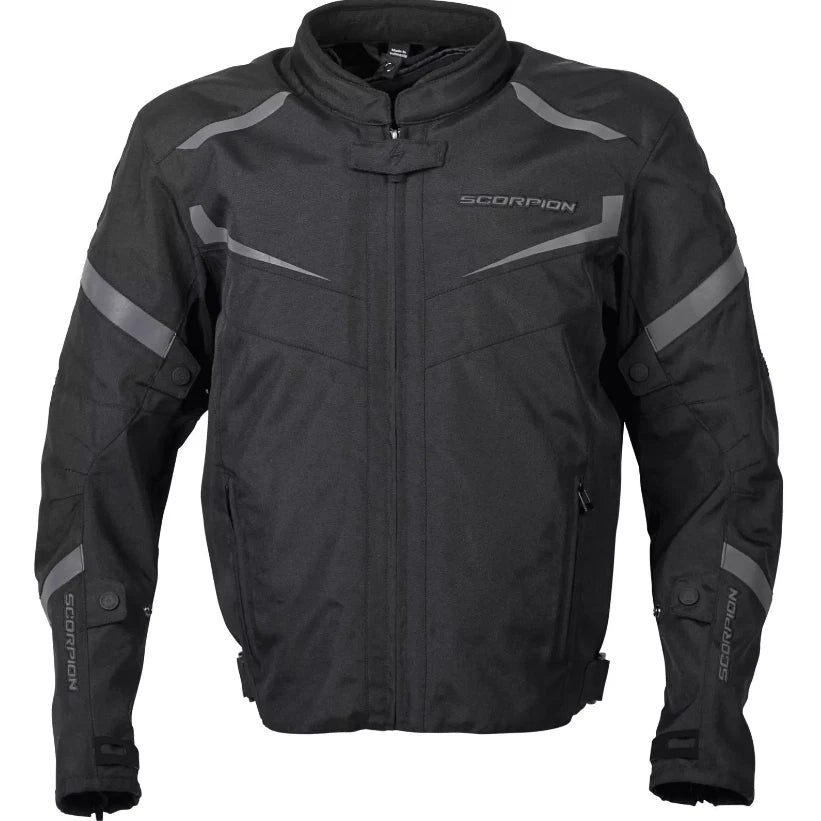 Scorpion Black Phalanx Jacket for Motorcycle (14401-4, 75-5050)