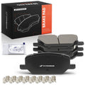 Set of 4 Front Ceramic Brake Pads for GMC Terrain, Chevy Camaro 