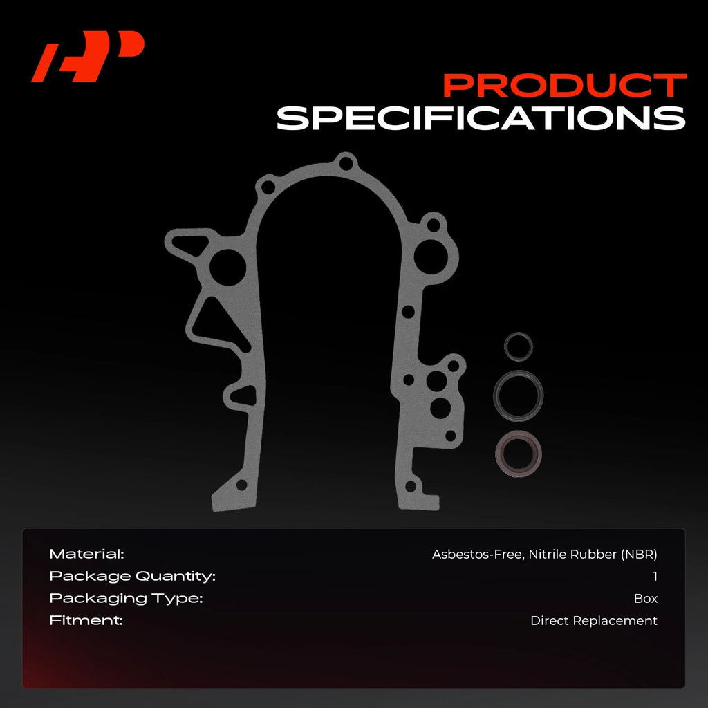 Engine Timing Cover Gasket Set for Jeep Wrangler Dodge Grand Caravan