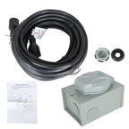 30A Generator Extension Cable for RV (Black Connector)
