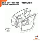 Front Door Check Limit Strap for Toyota Corolla, Yaris (2003-2013)