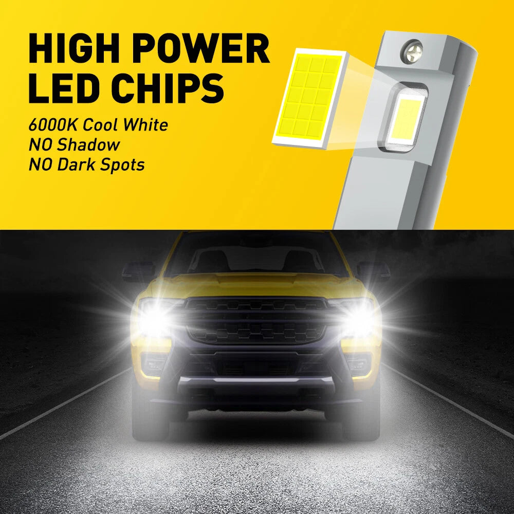 2pc AUXITO LED Headlight Bulbs D3S D3R 114W 6500K for