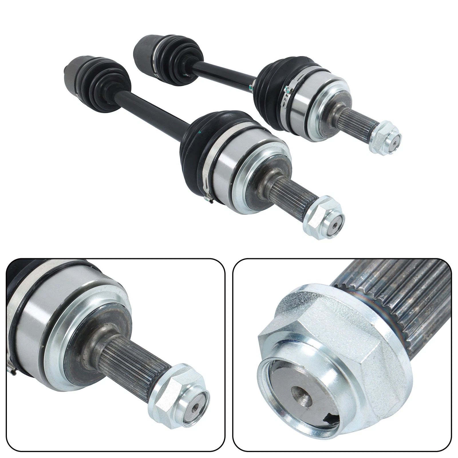 Pair of Front CV Axle Shaft for Honda Accord (2008–2014) FWD 2.4L