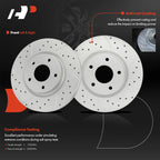 Front Drilled Brake Rotors for Nissan Altima (2013–2023)
