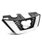 Front Bumper Grille Replacement for Nissan Rogue (2017–2019) Black Mesh