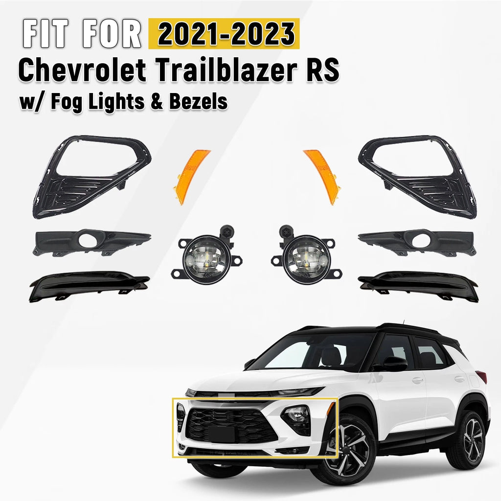 Fog Light Set for Chevrolet Trailblazer RS (2021–2023) Left + Right Bezel