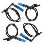 Set of 4 ABS Speed Sensors for BMW 525i 528i 530i 535i 545i 550i 645ci (2001–2010)