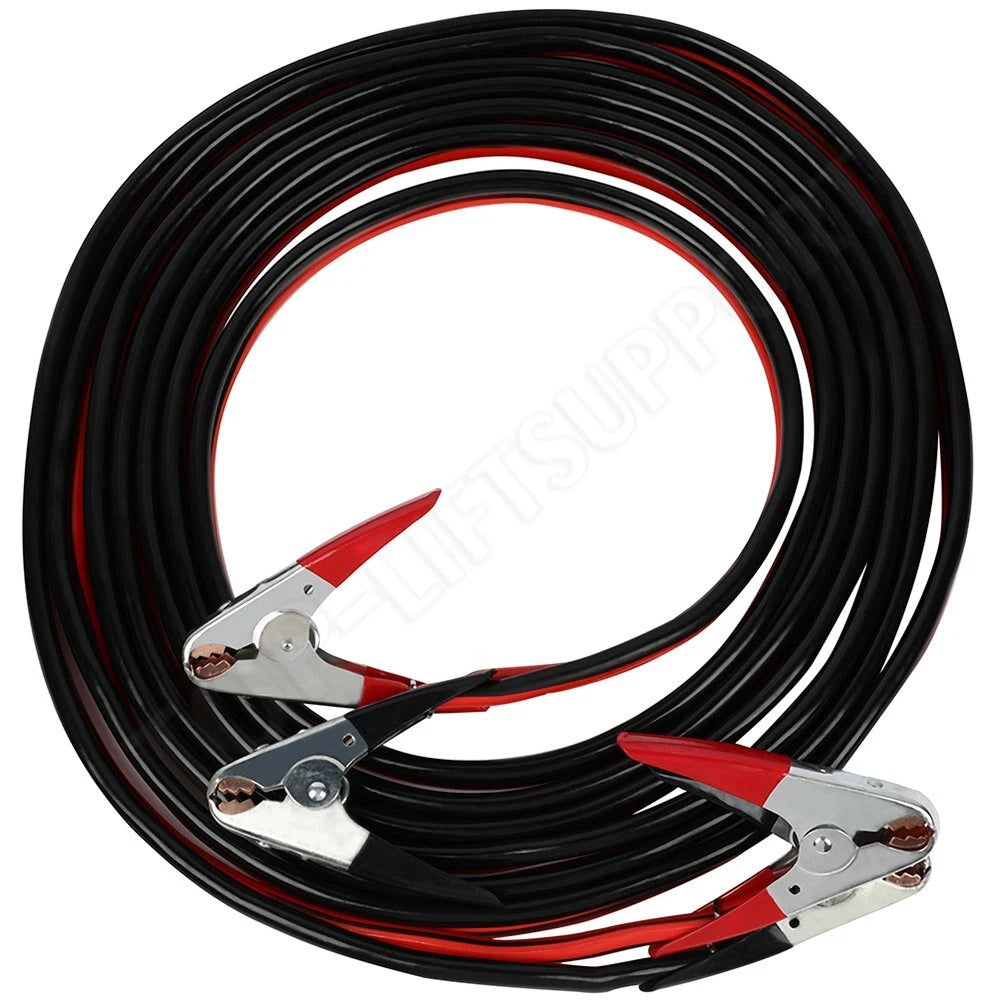 Set of 2 Heavy Duty 1 Gauge Booster Jumper Cables