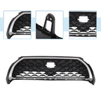 Front Upper Hood Bumper Grille for Toyota Corolla Cross (2022–2023) Black