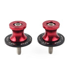 1 Pair Red Swingarm Spools Sliders for Yamaha MT-09 FZ09 (2013–2022)