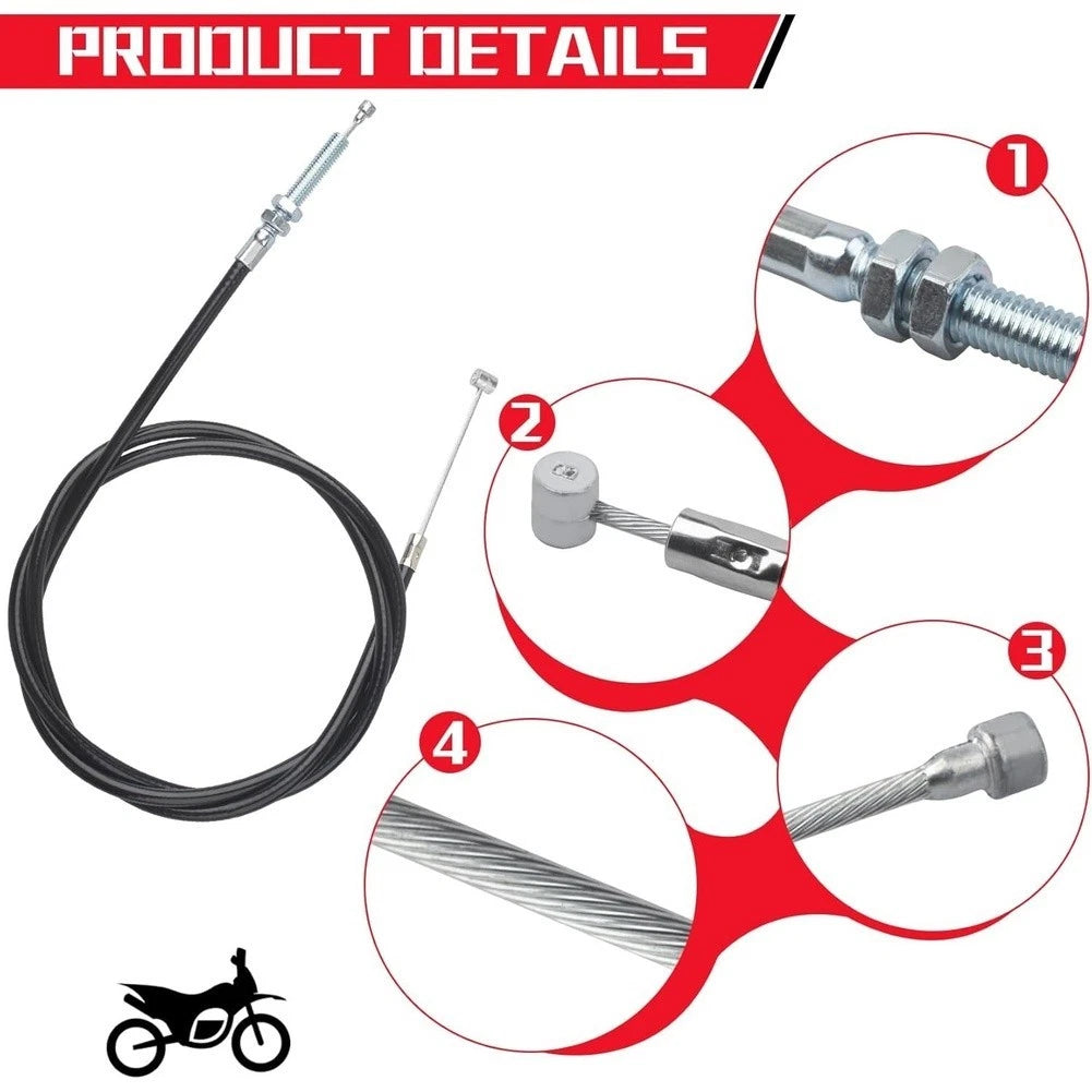 Clutch Cable for Honda Shadow VT1100 (1985–1999) Pre Lubricated Fittings