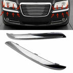 Front Bumper Side Cover Trims for Chrysler 300 (2011-2014) Chrome