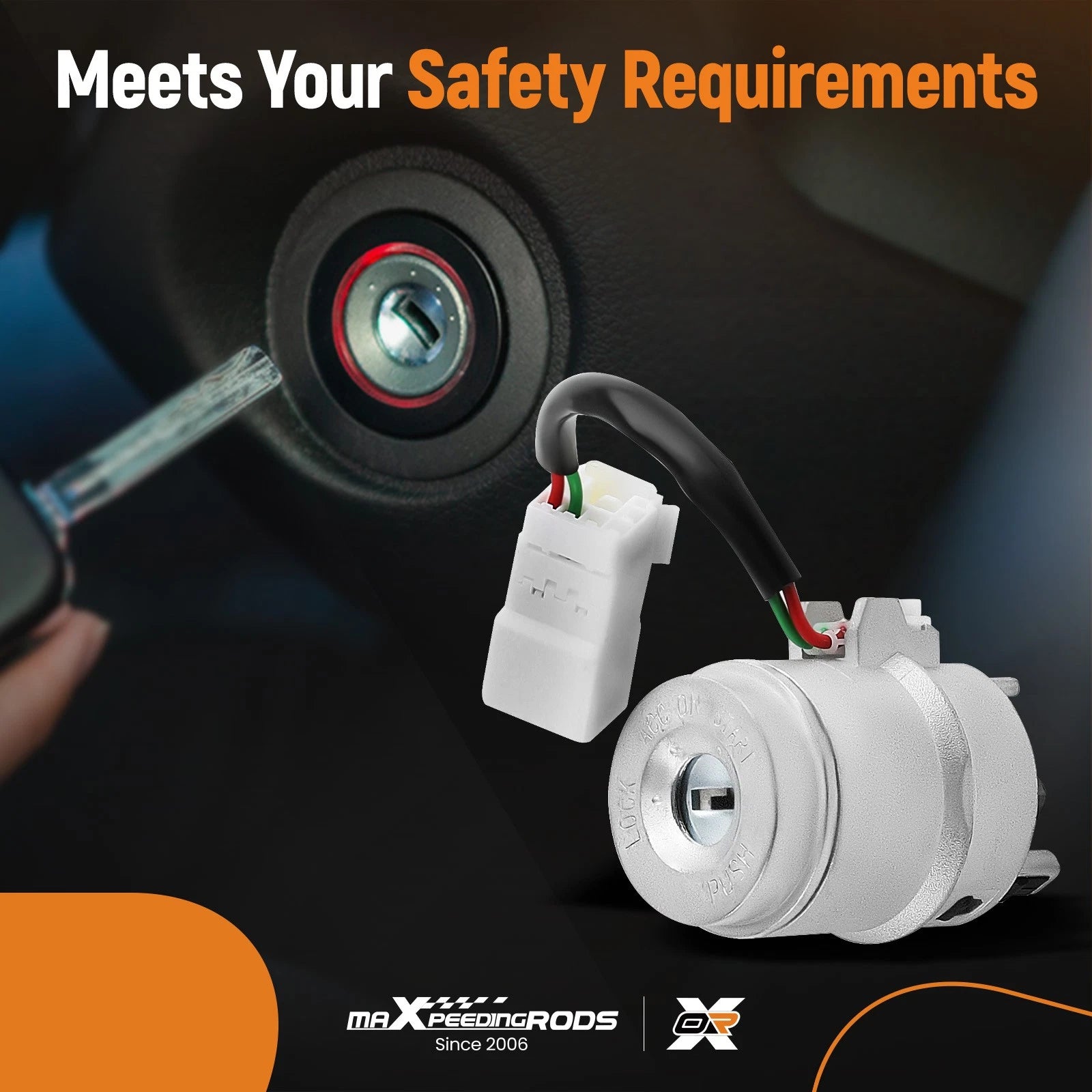 Ignition Lock Cylinder Switch + 2 Keys for Hyundai Accent (2000–2005)