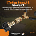 3/8" Pressure Washer Tee Splitter Coupler for Power Washer (Universal)