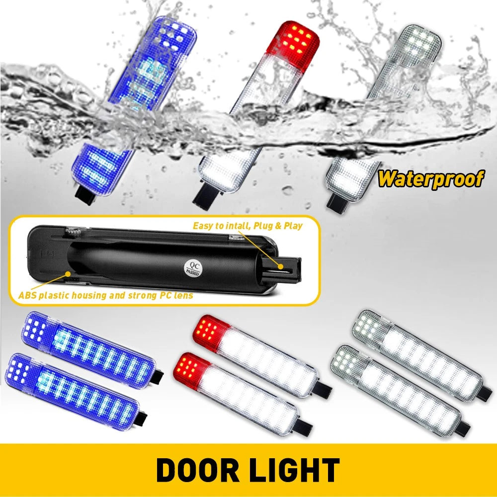Set of 2 LED Door Courtesy Lights for Chevy Suburban GMC Yukon XL (2000–2006)