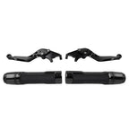 Black Extendable Brake Clutch Levers Grips Set for Suzuki GSXS125 (2017-2023)