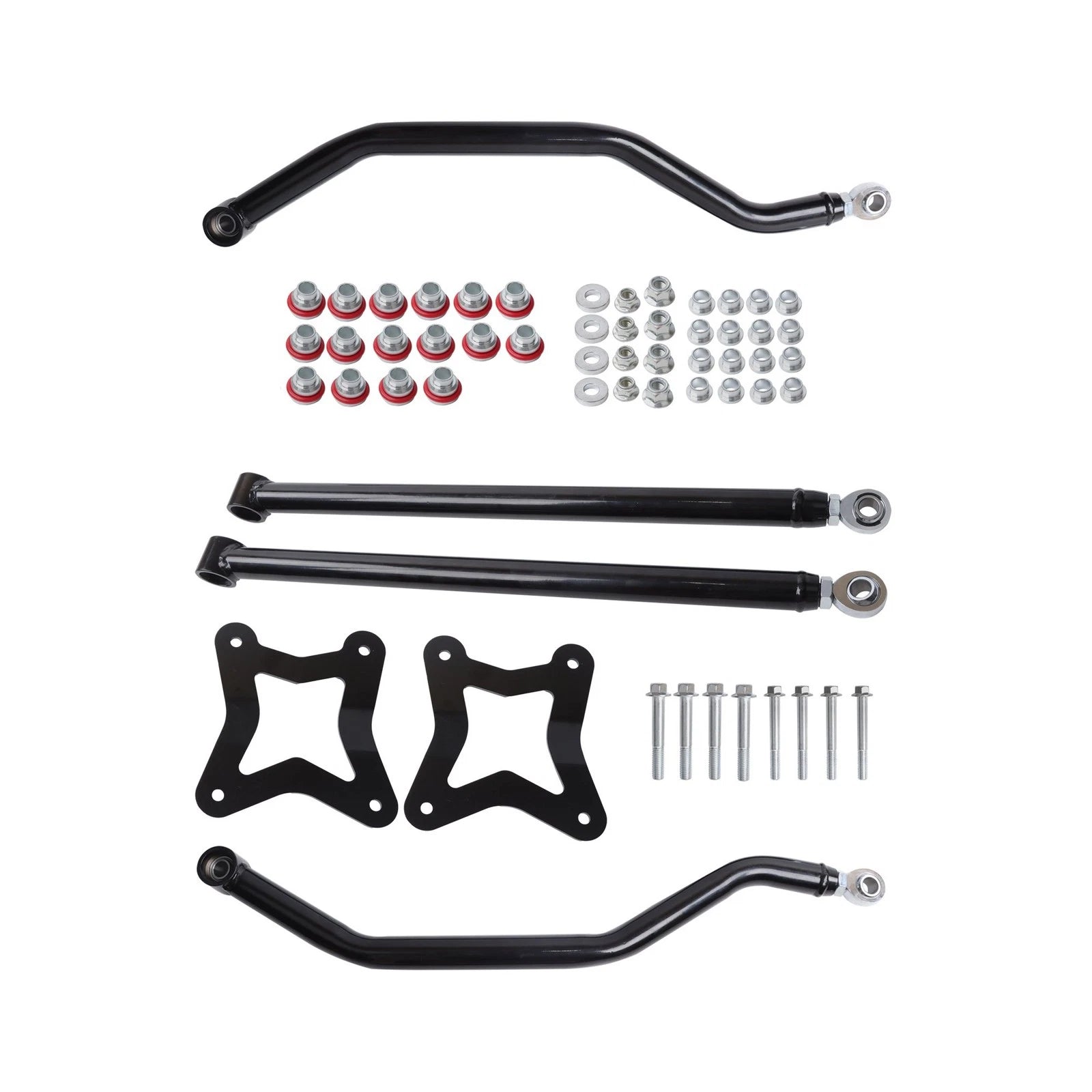 Black High Clearance Boxed Rear Radius Arms for Polaris RZR XP 1000 (2014–2023)