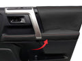 2 Piece Leather Door Panel Armrest for Toyota 4Runner (2010–2020) Red Stitch