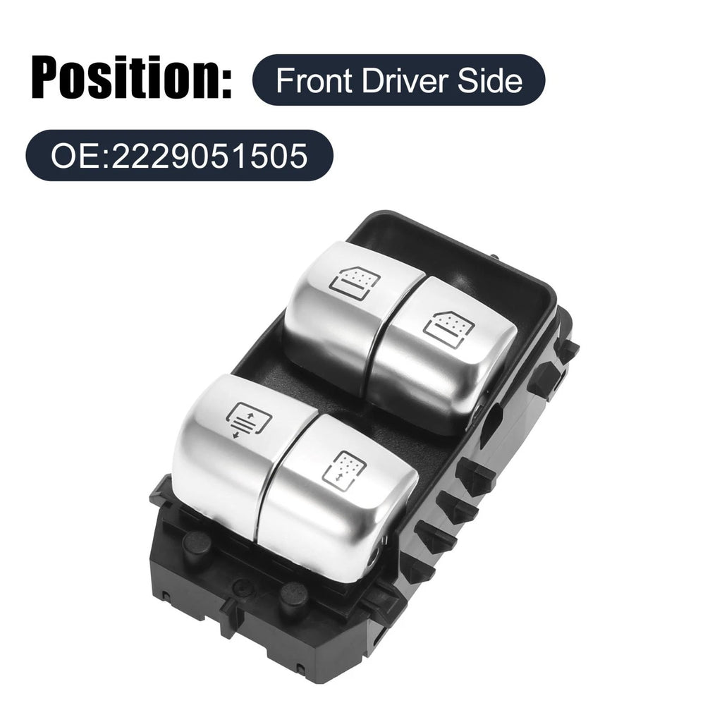 Power Window Switch 2229051505 for Mercedes-Benz S550 S63 S600 (2014–2017)