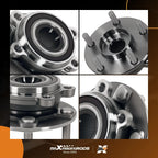 Set of 2 Front Wheel Bearing Hubs for Mazda 6 (2014–2021)