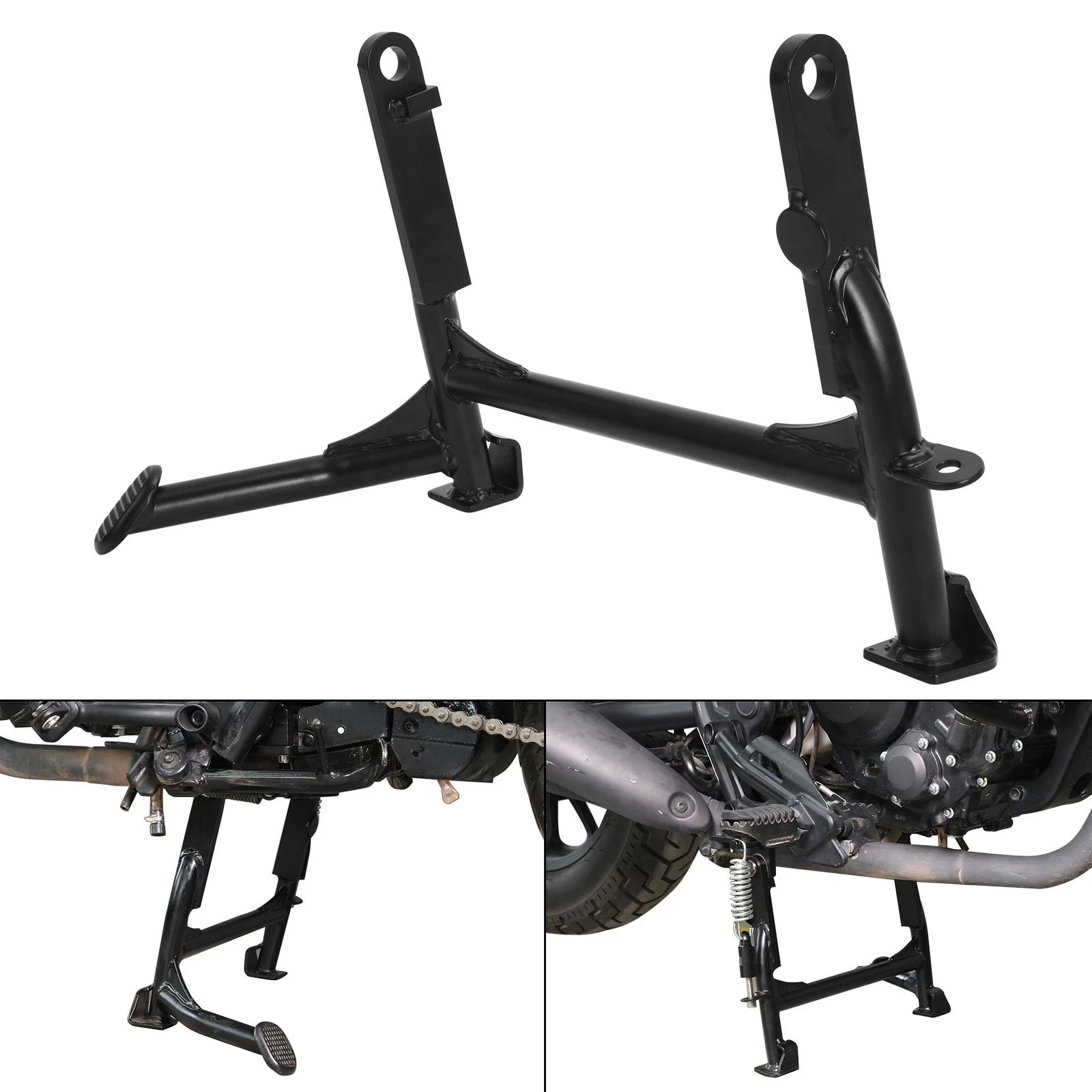 Black Center Stand Kickstand for Honda Rebel 300 CMX300 (2017–2025)