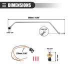 Exhaust Back Pressure EBP Tube Sensor for Ford (F4TZ9D477A)