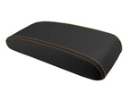 Leather Console Lid Armrest Cover for Toyota 4Runner (1996–2002) Orange Stitch