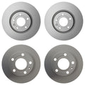 Hella Brake Rotors Kit 312mm Front 245mm Rear for Audi A4 (2002–2006)