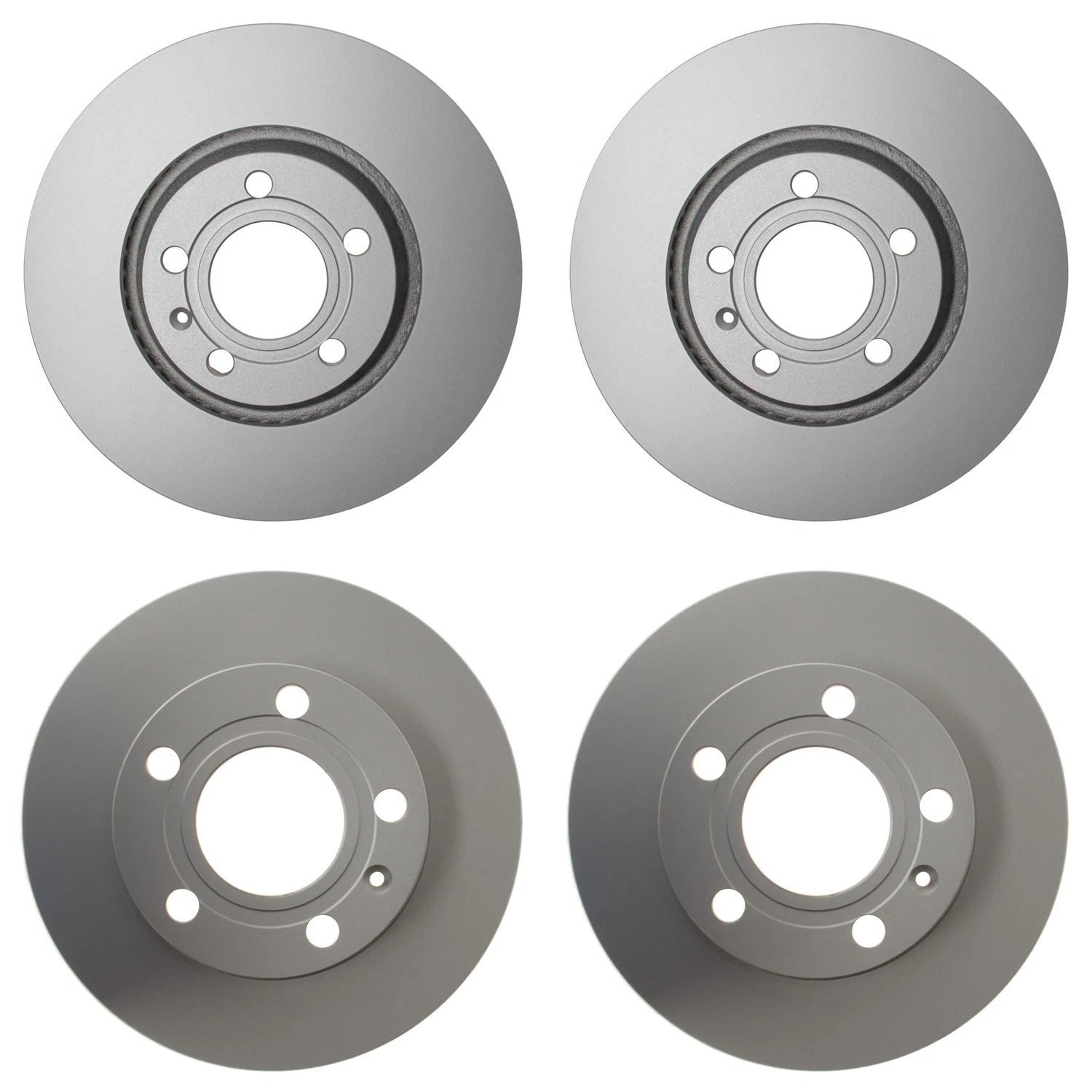 Hella Brake Rotors Kit 312mm Front 245mm Rear for Audi A4 (2002–2006)
