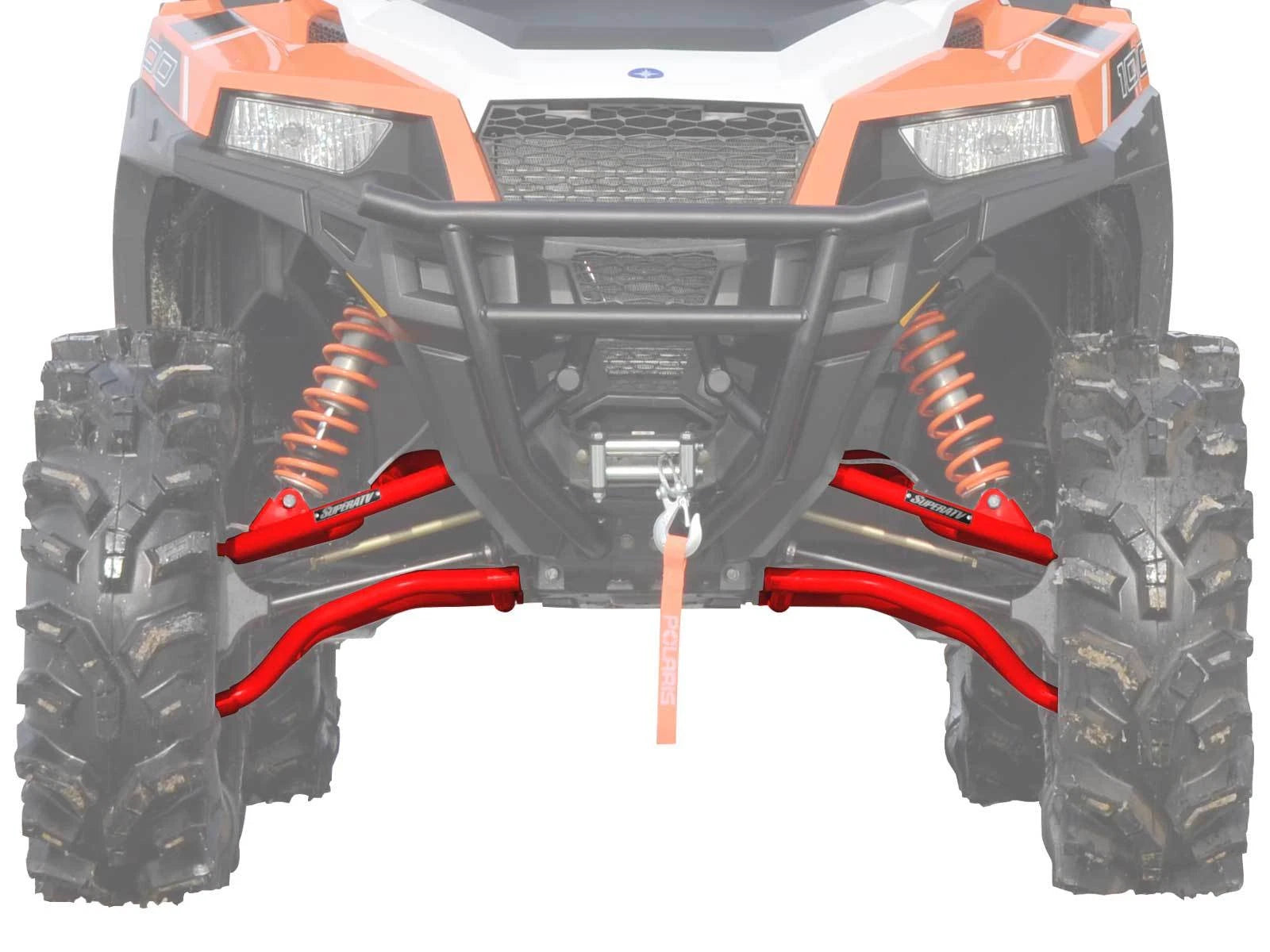 High Clearance 1.5" Offset A-Arms for Polaris General 1000 (2016) - Red