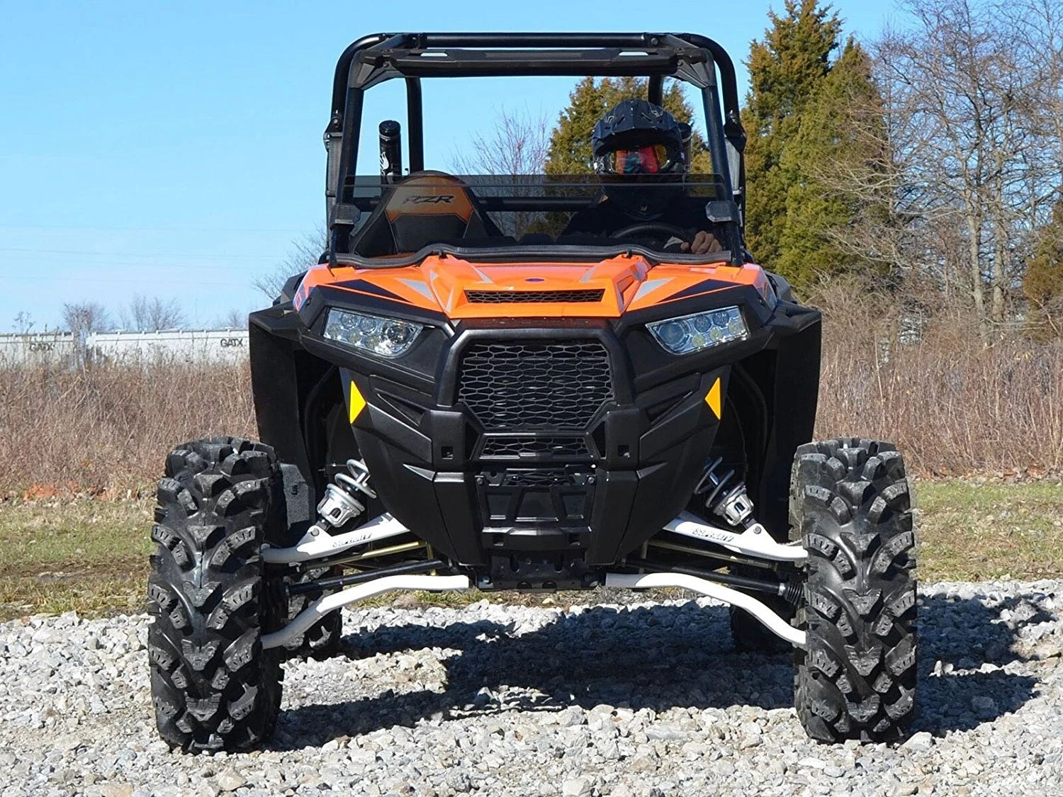 Half Windshield for Polaris RZR S 1000 (2016–2020) - Dark Tint